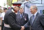 The Lord Lieutenant meets branch members